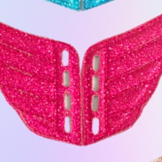 

diskon! glitter roller skate wings by sphinx