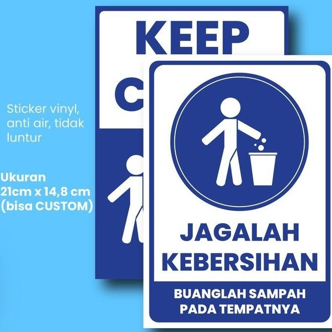 

Sale Stiker Sticker Jagalah Kebersihan Keep Clean