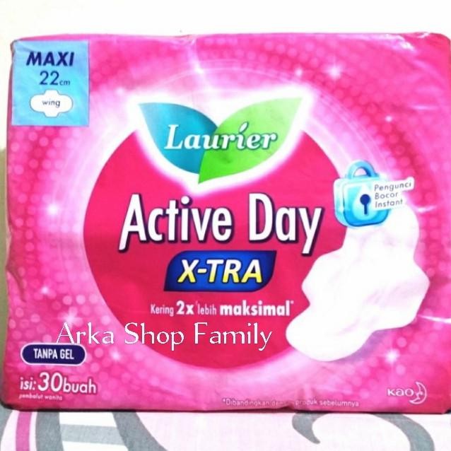 

diskon! laurier active day super maxi wings 30s