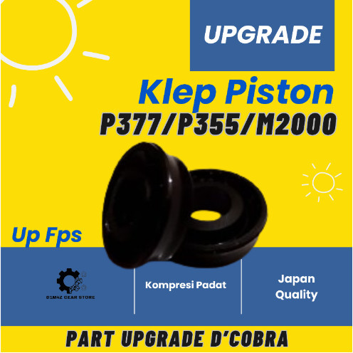 HEMAT Karet Piston Upgrade P377/P355 Black Mamba