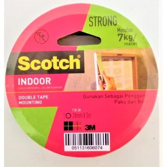 

Sale Mounting Tape 3M Scotch 24Mm X 3 Meter Double Tape Foam Busa 110-3A