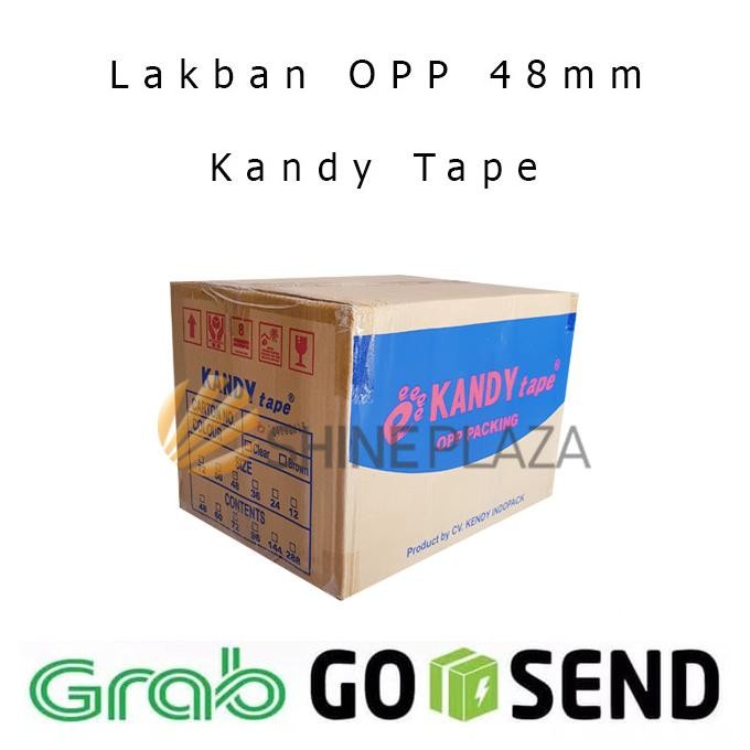 

Sale Lakban Opp Kandy Tape Bening Coklat 2 Inch Tebal Murah Lengket 48Mm X 90 Yard Kualitas Nachi 1 Dus Khusus Gosend