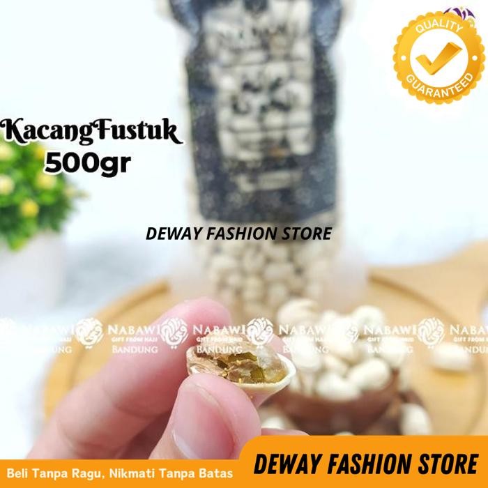

KACANG FUSTUK PISTACHIO 500GR/OLEH OLEH HAJI DAN UMROH BY DEWAYFASHION HIGHT QUALITY !!