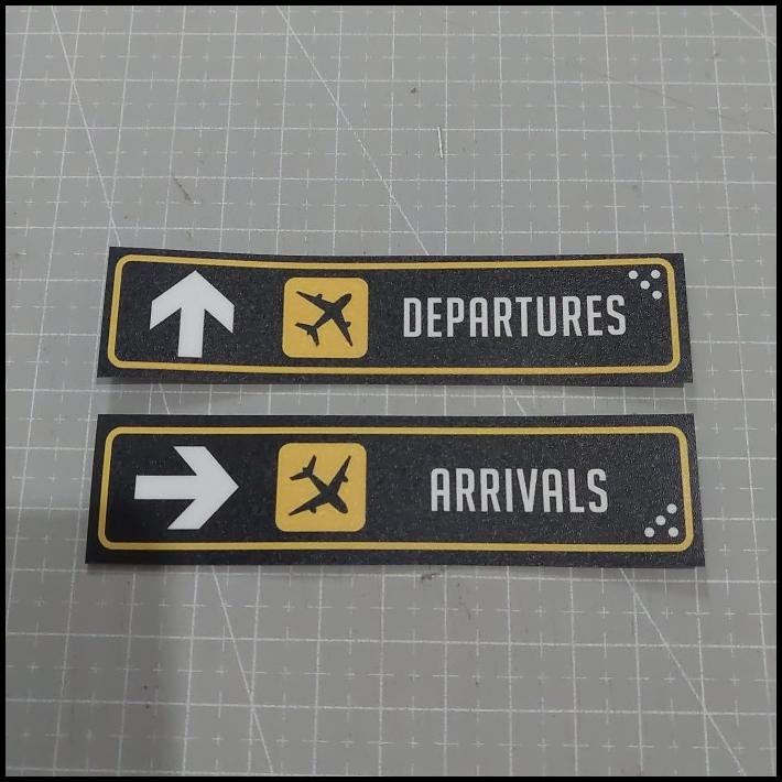 

GRATIS ONGKIR STICKER AIRPORT DEPARTURES & ARRIVALS SIGNAGE !!!!!!