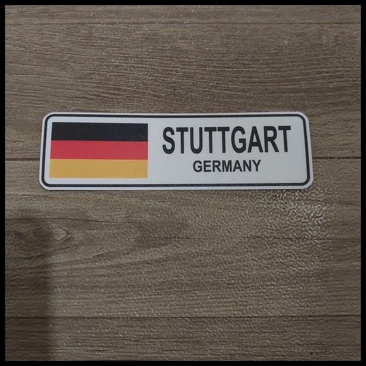 

TERBARU STICKER COUNTRIES STUTTGART GERMANY STIKER !