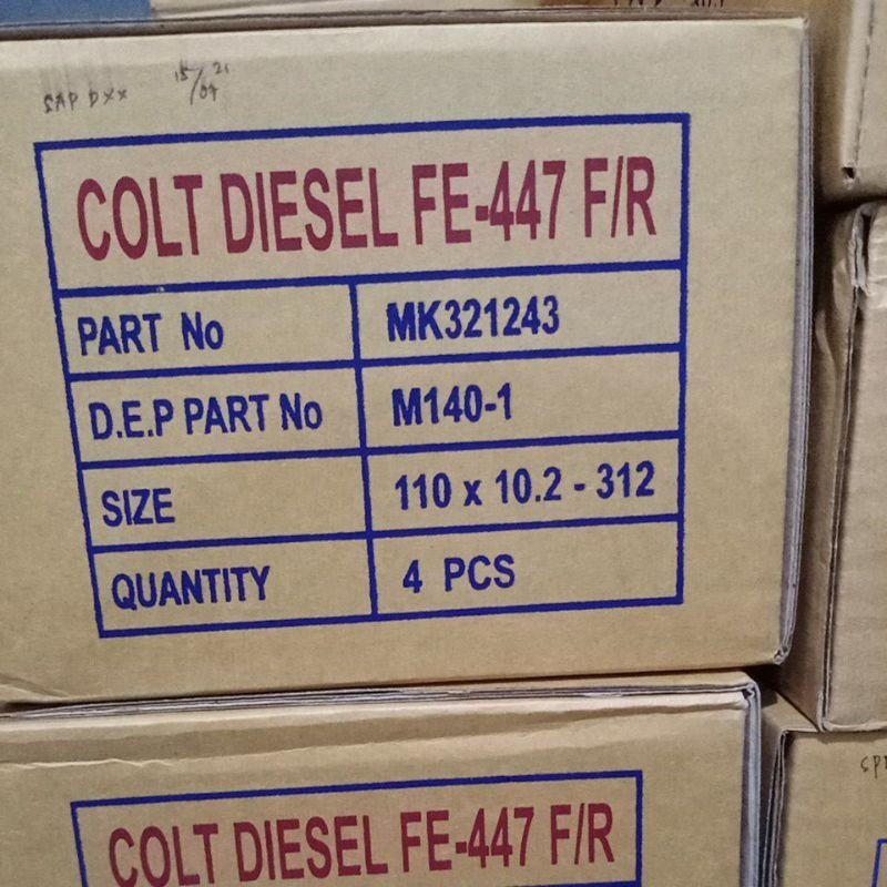 Kampas Rem Depan/Belakang Canter Merk Ibk 1 Set