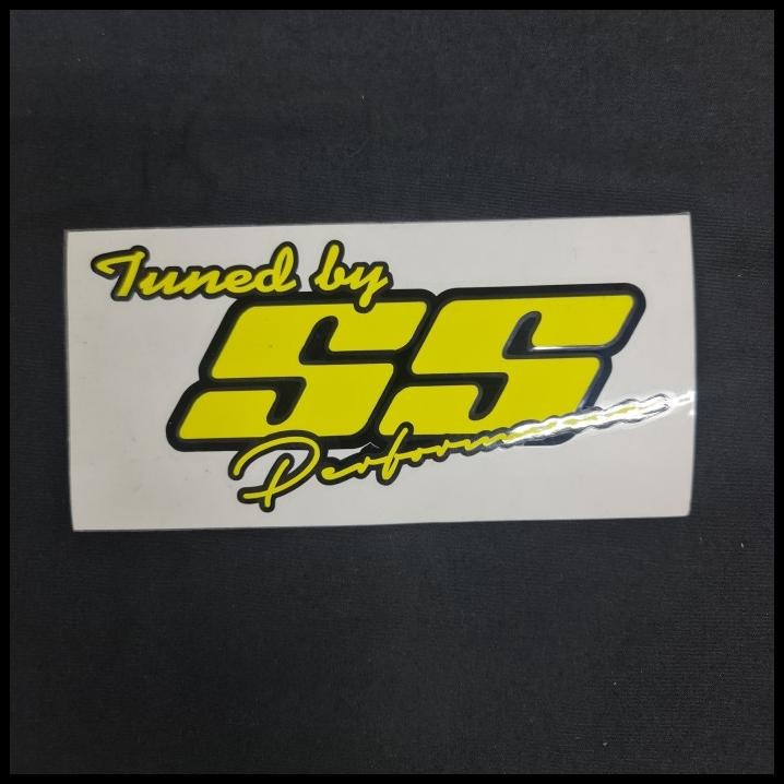 

TERMURAH STIKER ORIGINAL TUNED BY SS PERFORMANCE YELLOW 17,5 CM X 8,5 CM