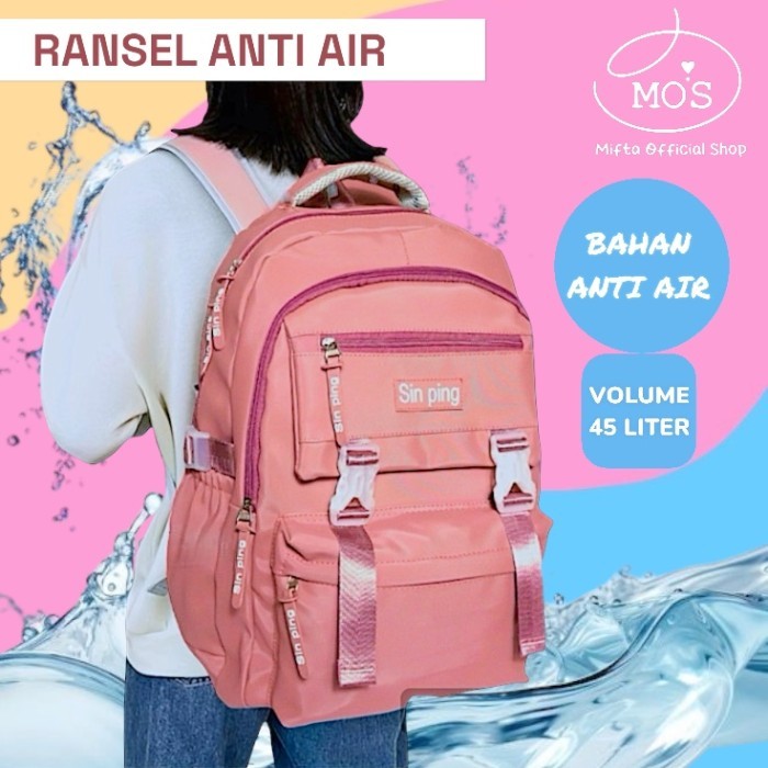 PRODUK TERBATAS Tas Sekolah Wanita Tas Wanita Import Korea Tas Ransel Sekolah Wanita Anti Air