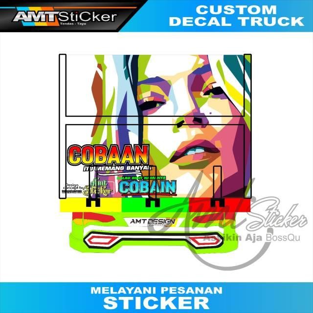 [Terlaris] Sticker Decal Truk Canter Full Body Sticker Truck Giga Full Body