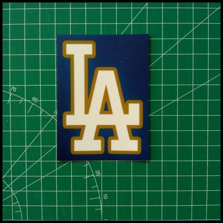 

HOT DEAL STICKER VINTAGE BASEBALL LA LOS ANGELES DODGERS BLUE GOLD !!