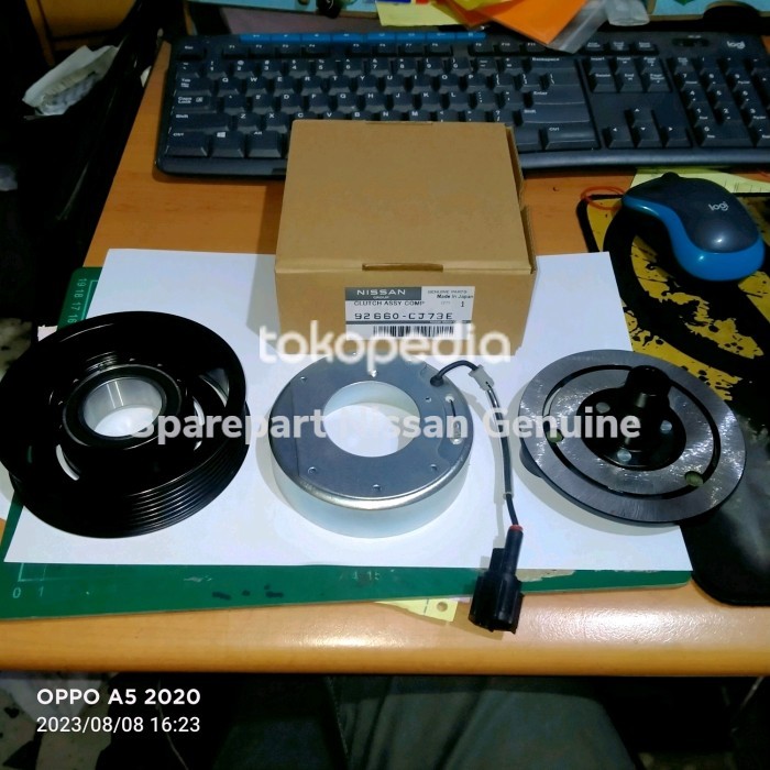 Livina 1.8 Latio 1.8 Magnet Clutch Kompresor Compresor AC OEM NISSAN