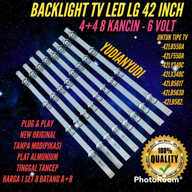 BACKLIGHT TV LED LG 42LB550A 42LF550A 42LB561T 42LY340C 42LX340C