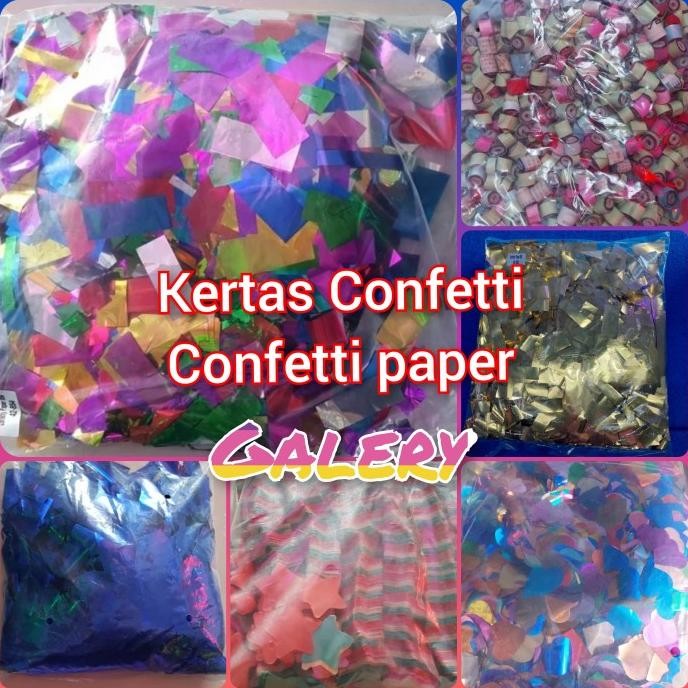 

sale! kertas confetti/ confetti paper 1 bungkus isian confetti mix 250gram