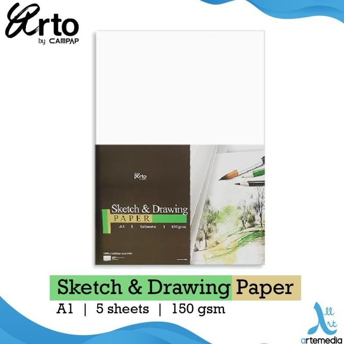 

sale! kertas gambar arto a1 sketch and drawing paper pack