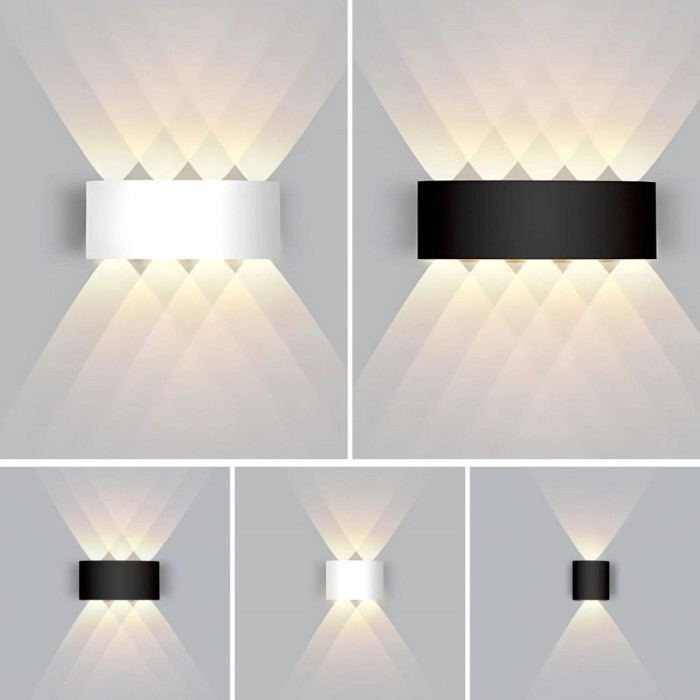 LAMPU HIAS DINDING MINIMALIS LED LAMPU TEMBOK TERAS KAMAR 2 ARAH