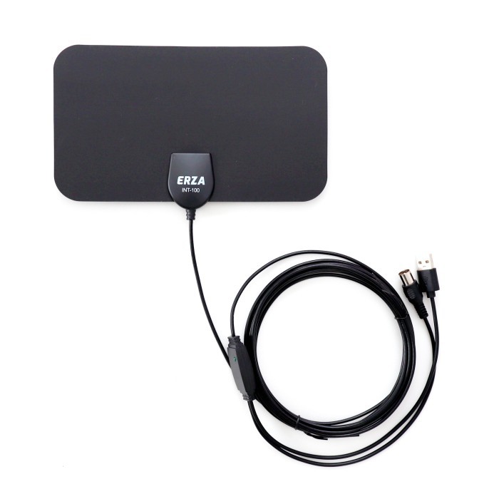 ANTENA TV DIGITAL ANALOG INDOOR DVB T2 + BOOSTER
