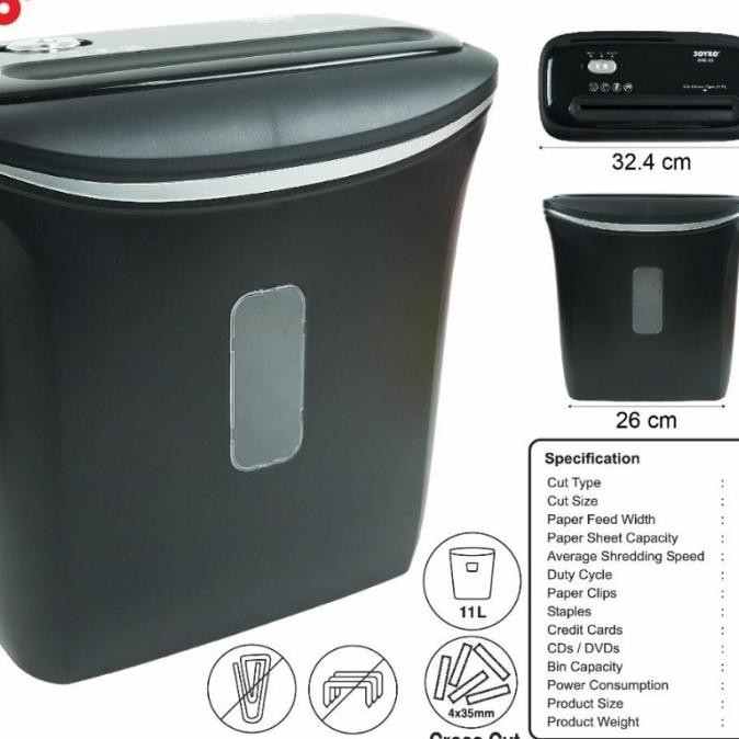 

sale! mesin penghancur kertas joyko sdh 02 cross cut - paper shredder sdh02