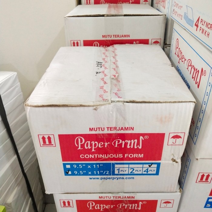 

Continuous Form Paper Prins 9.5"x11"/2 - 4 ply Full