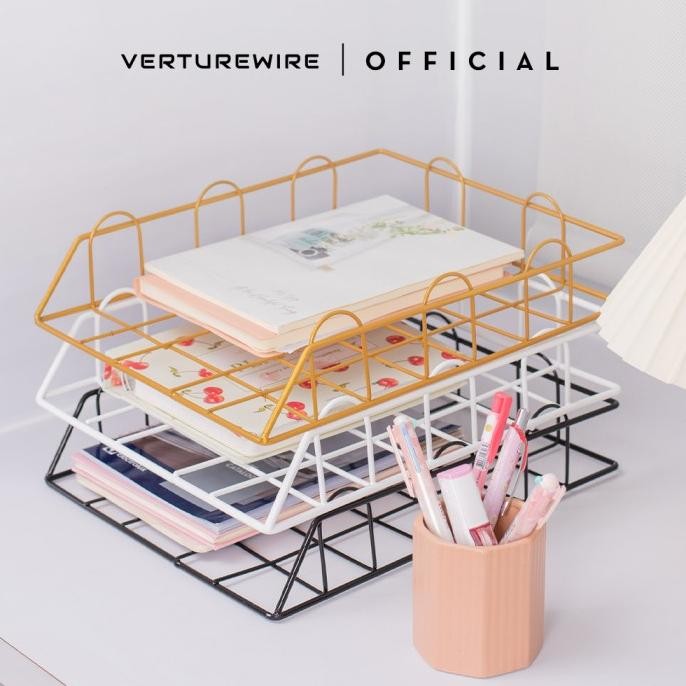 

sale! rak kertas minimalis / rak dokumen / document tray stackable