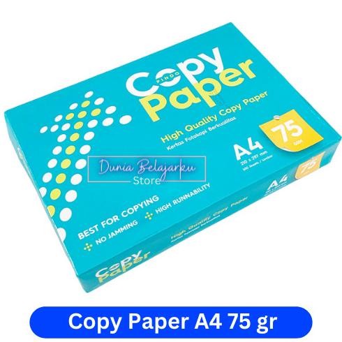 

sale! kertas hvs a4 75 gr copy paper / hvs a4 cpb / 1 rim 500 lembar