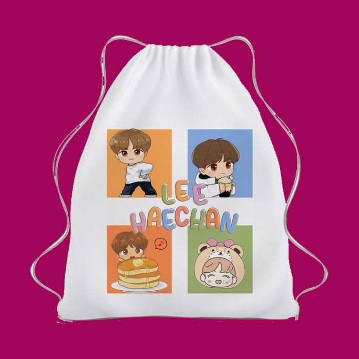 TERLENGKAP Totebag Hitam Tote Bag Tas Serut NCT Dream 127 Korea Kpop Tas Sekolah