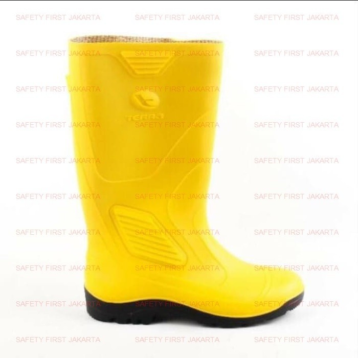 SEPATU AP BOOTS KUNING TERRA - SEPATU BOOTS KARET - SEPATU SAFETY APD