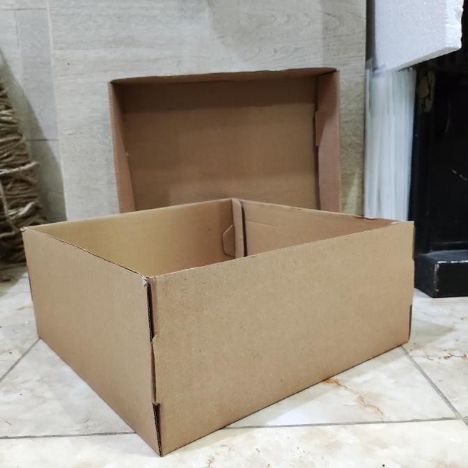 @#@#@#] gift box kotak kado besar 30 x 30 x 15 cm hamper cokelat