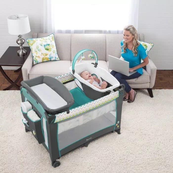 TERLARIS Baby Box Ingenuity Washable Smart and Simple Playard