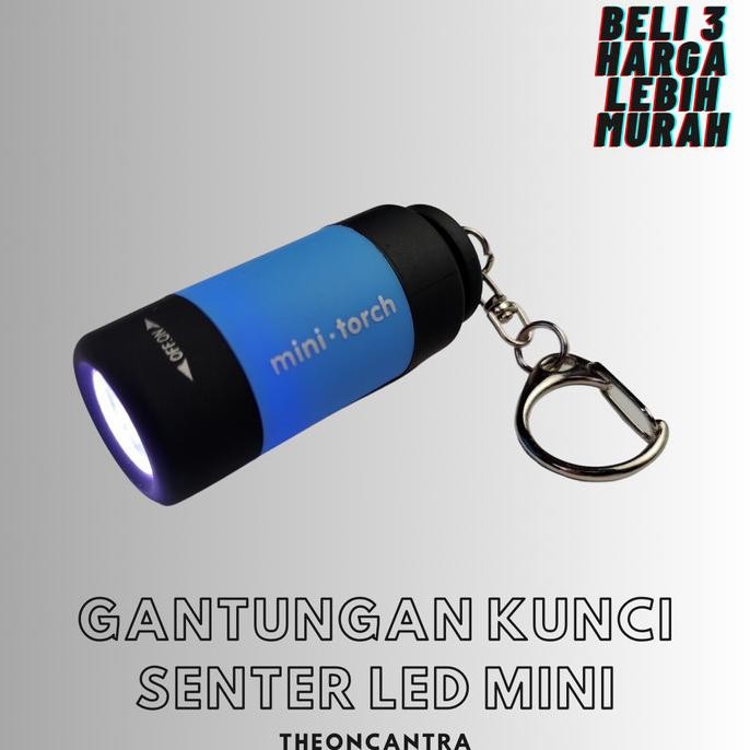 Tersedia Gantungan kunci / keychain / Unik / Senter LED Mini