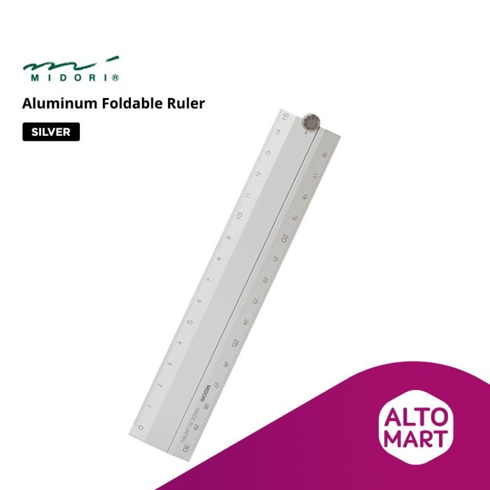 

MIDORI Aluminum Foldable Ruler Penggaris Lipat Aluminium 15-30 cm