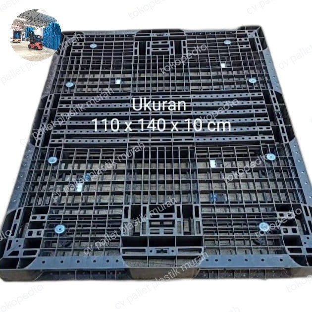 

pallet plastik 11014010 double jaring//palet plastik kuat