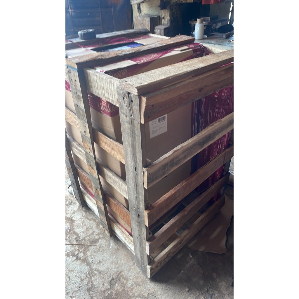

Packing palet supaya tdak rusak aman dan anti penyok