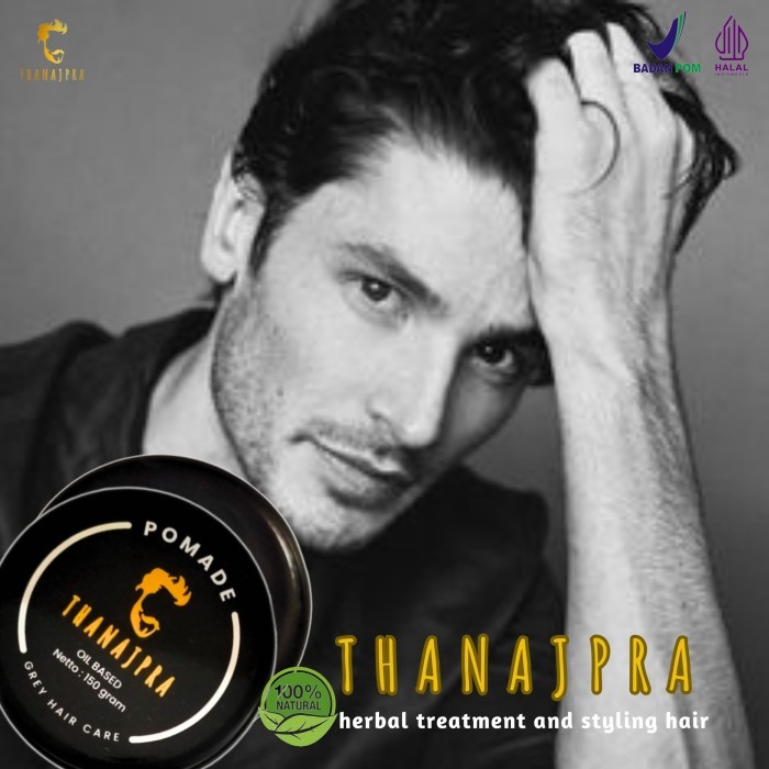 Serum khusus penghitam rambut uban permanen Najpra pomade oilbased