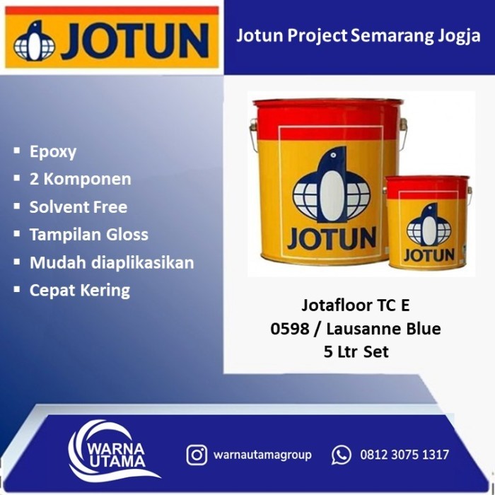 Jotafloor TC E 0598 / Lausanne Blue 5 Ltr Set
