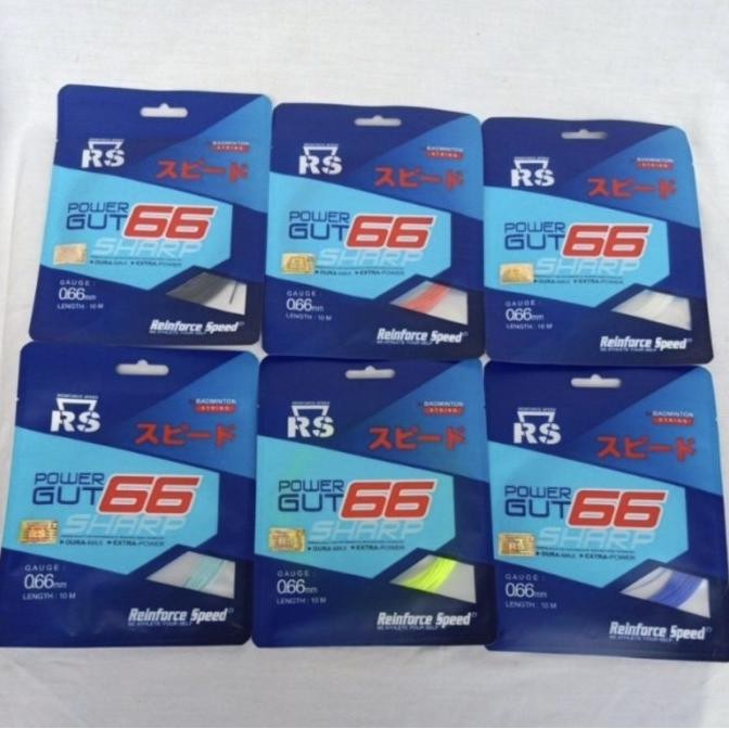 Siap Kirim Senar Raket Badminton New Rs Power Gut Sharp 66 Original