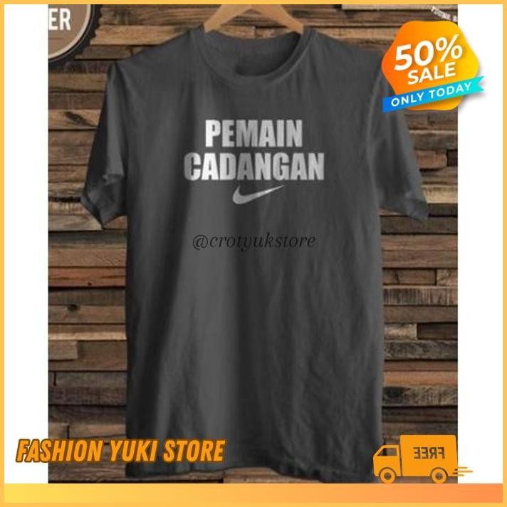 KAOS TSHIRT BAJU OBRAL MURAH COMBED 30S DISTRO PEMAIN CADANGAN NIKE FUTSAL SEPAK  BOLA POLOS CUSTOM 