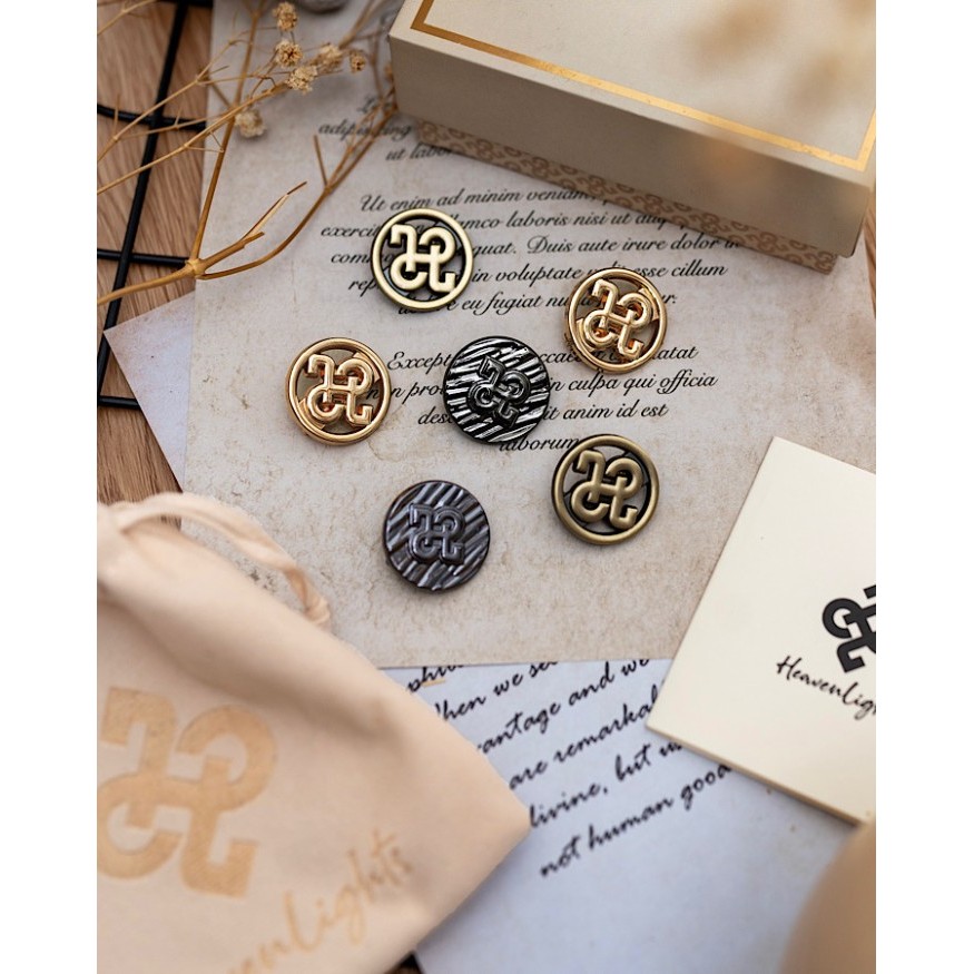 Heaven Lights - Autonoma Mini Brooch - Bros Hijab Bulat