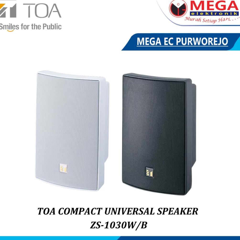 sel toa compact universal speaker zs-1030w / zs 1030w / zs-1030b / zs 1030b