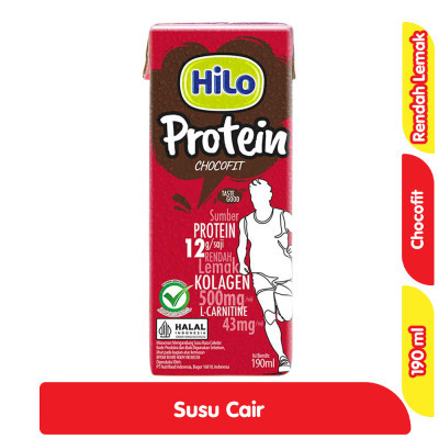 

HiLo Protein Chocofit Susu Cair Kotak 190 ml