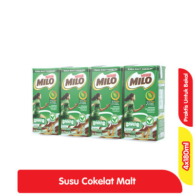 

Milo UHT Activ-Go Pack Kotak 4 x 180 ml