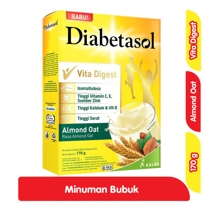 

Diabetasol Minuman Serbuk Almond Oat 170 g