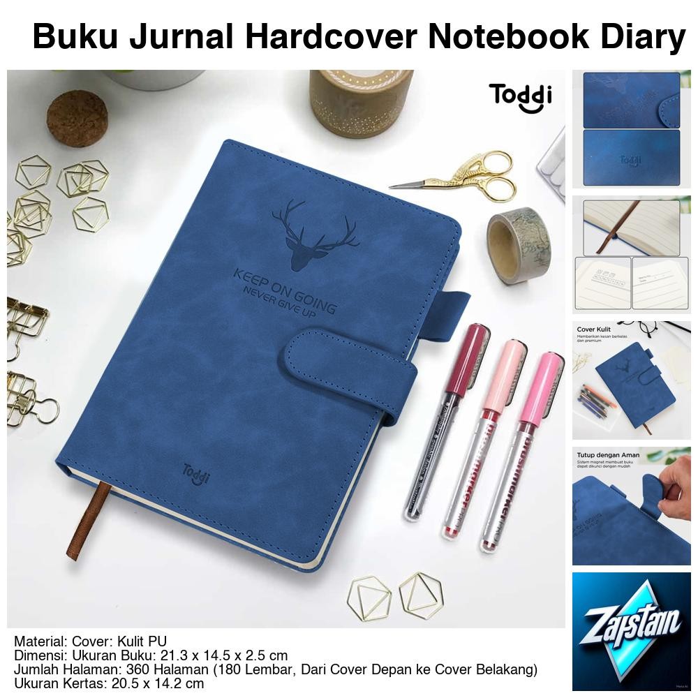 

Buku Jurnal Hardcover Notebook Diary 68GSM 360 Halaman Grid - TL5