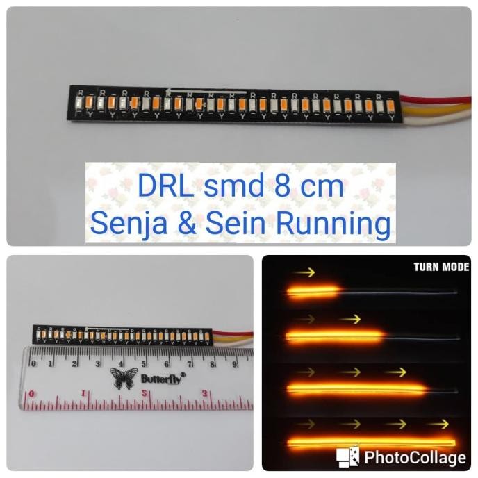 READY DRL SMD 8 CM SENJA DAN SEIN RUNNING HARGA SATUAN