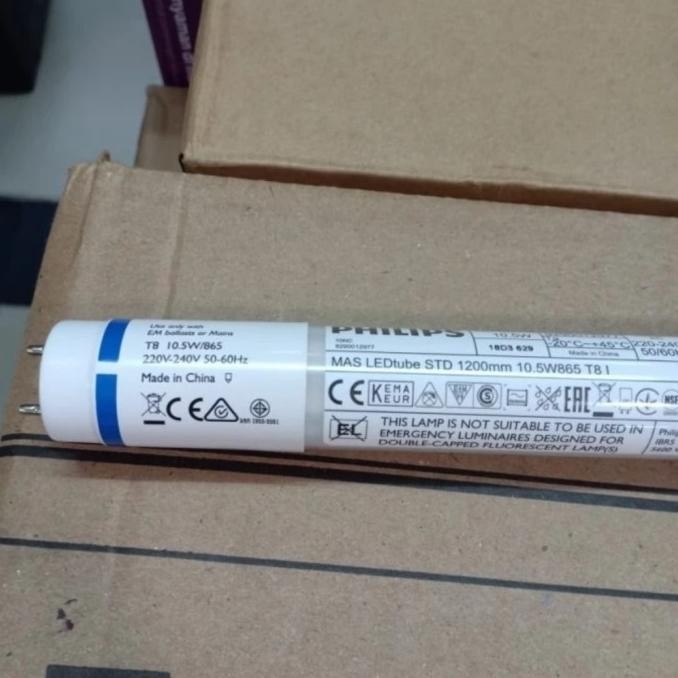 Lampu TL Philips Master Led Tube 10,5W /865 1200mm [ CorirC ]