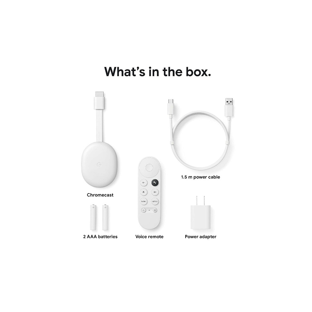 Google Chromecast with Google TV - Android TV Box Resolution HD / 4K