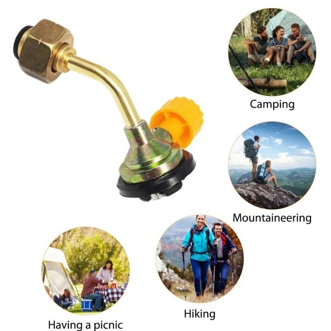 Outdoor Gas Tank Inflation Valve Cylinder Gas Inflate Kit Gas