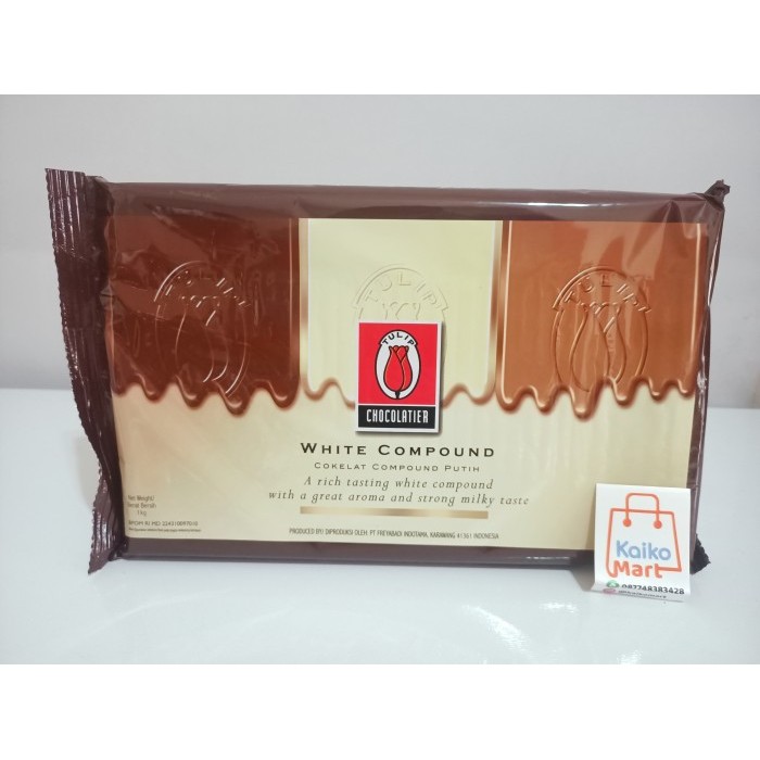 

Tulip White Compound Chocolate 1Kg