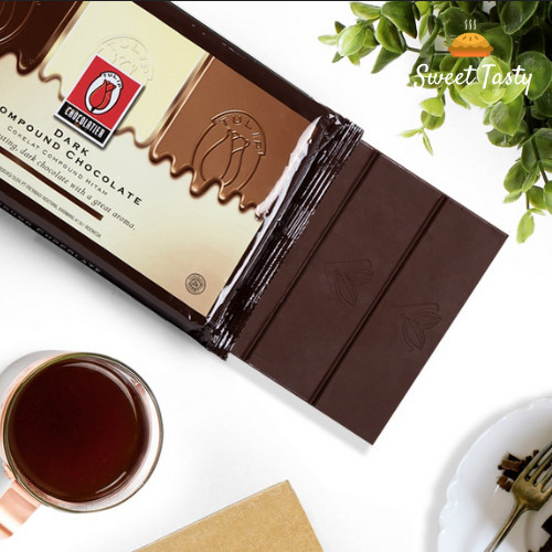 

Tulip Dark Compound Chocolate 200 gram - 1Kg