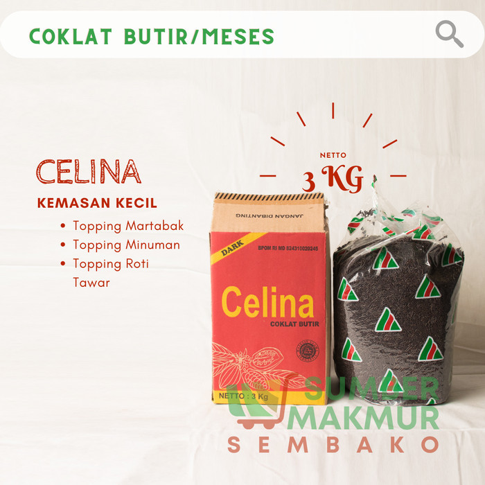 Mesis Celina Coklat / Compound Chocolate Kemasan 3Kg