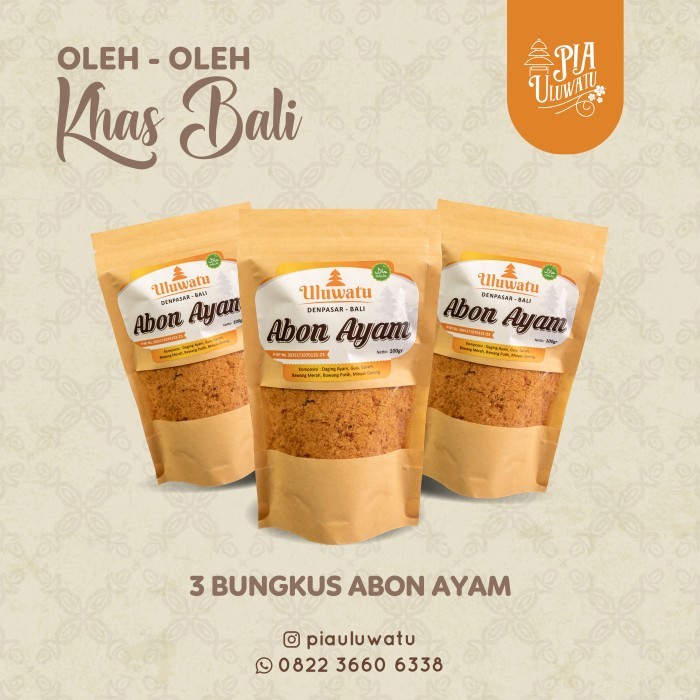 

Promo Bundling Uluwatu Abon Ayam - 3 pcs